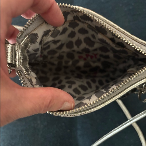 Coach Silver Sequin Crossbody Bag poppy - Picture 5 of 5